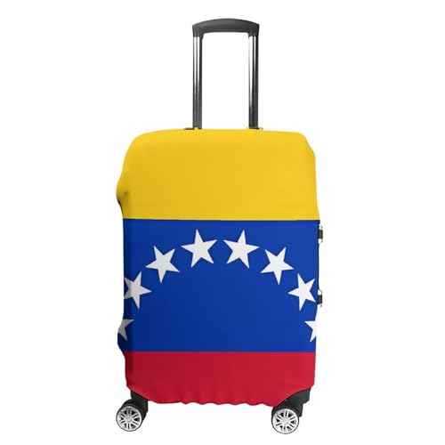 Carry on Luggage Cover Flag of Venezuela Suitcase Covers for Luggages Tsa Approved Travel Luggage Sleeve Protector Elastic Suitcase Protector Anti-Scratch Washable Fits 19-30 Inch Case -M