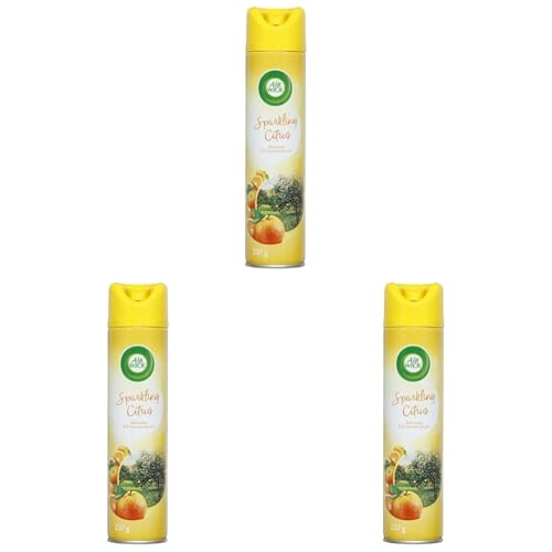 Airwick Aerosol Sparkling Citrus Room Spray, 237g (Pack of 3)