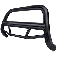 Black Horse Max Bull Bar Kit No Skid Plate Stainless Steel Compatible with 2001-2005-Toyota RAV4-MBS-TOB4501-PLFR