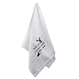 VAMSII Cheerleader Sweat Towel Believe You Can and You Will Embroidered Cheer Team Bath Washcloth (C