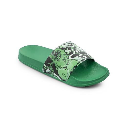 Image of ARVAN Mens Multicolour Graphic EVA Sliders | Lightweight Slip-On Slippers with Cushioned Sole | Casual Open-Toe Slides