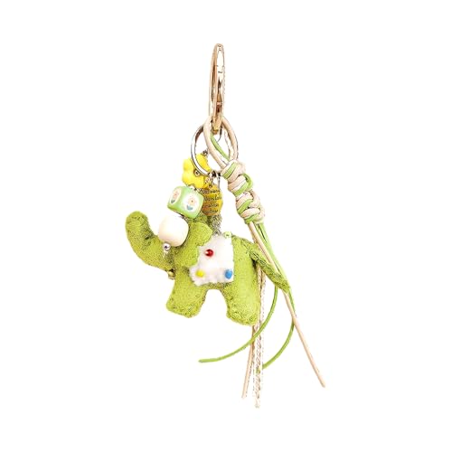 Pendentif de sac en feutre du Népal pour clés et déco de maison