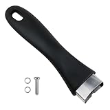 Product material: bakelite material, wood grain elegant, made of stainless steel, sturdy, heat resistant, heat insulation, corrosion resistant. Product design: A-shaped handle replacement, handle texture design, comfortable and convenient to use, com...