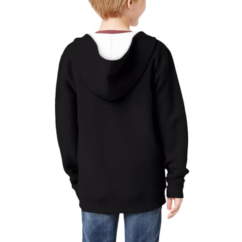 Kids Zip Up Hoodie with Pocket Athletic Sweatshirt Hoodies for Teen Boys Girls4