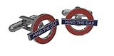 Licensed London Underground Enamel Cufflinks 3 Styles in Gift Box UND MTG LON (TFL7102)