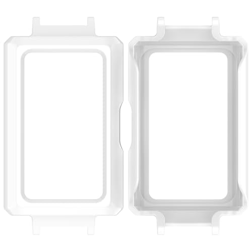 Image of for Huawei Band 11 Pro / 11 Pro NFC Watch Case Hard PC Protective Cover with 12mm Button Cutouts - White