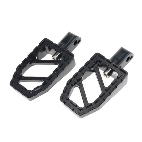 Repose-Pieds Moto arrière noir et chromé pour Softail Fatboy