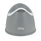 Nuby Beginner's Potty Training Seat with Removable Bowl and Integrated Splash Guard, Fun Transition to The Big Toilet, Non-Slip Base, Gray - Image 5