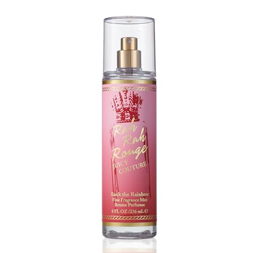 Juicy Couture - Rock The Rainbow Rah Rah Rouge Fine Fragrance Mist, con Notas de Ciruela Roja, Mandarina, Piña, JazmÃn, PeonÃa y Vainilla, para Mujeres 236 ml