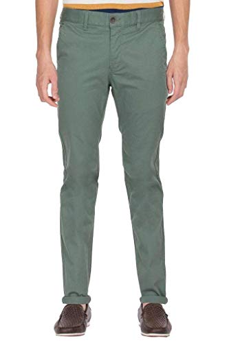 VETTORIO FRATINI by Shoppers Stop Mens 5 Pocket Slub Chinos VETTORIO FRATINI by Shoppers Stop Mens 5 Pocket Slub Chinos