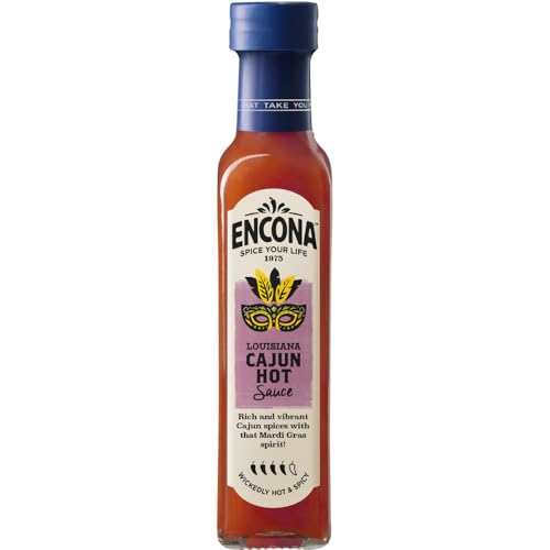 Encona Louisiana Cajun Sauce 142 ml (Pack of 6)