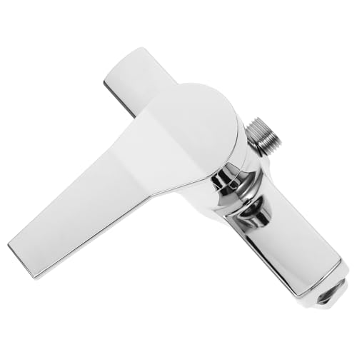 HORIALENCE 壁掛け式浴室ミキサータップ クローム仕上げ シングルハンドル 混合水栓 バスタブ用 ホットコールド対応 簡単設置 バスルーム蛇口