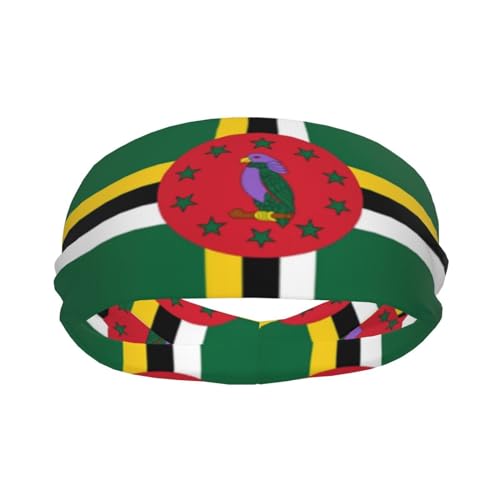 Image of Cute Flag Headbands Women Men Flag Sweatband Sports Headband for Running, Cycling, Yoga Gym, Working Out