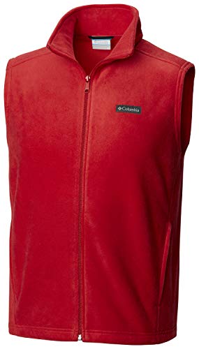 Columbia Men's Steens Mountain Fleece Vest , Mountain Red, X-Large