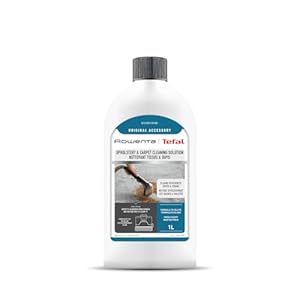 Nettoyant Tissus et Tapis Rowenta Clean It Solution - 1L, Formule Concentrée à Diluer, Élimine Taches Tenaces, Parfum Frais