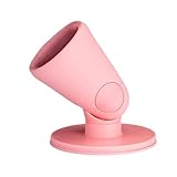 jojomis Silicone Organizer for Nail Polish Bottles Wearable Nail Polish Holder with Suction Base 2.99x3.74 Inch Portable Manicure Tool- pink