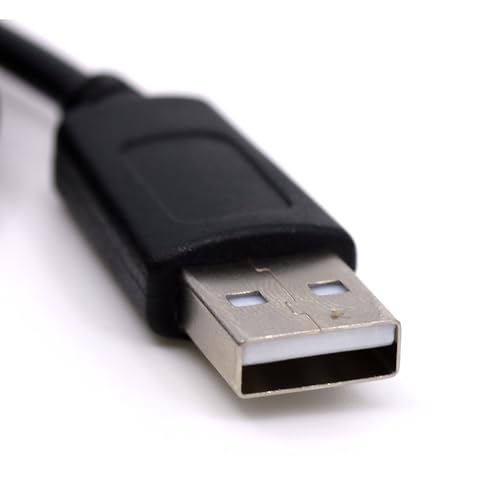 USB Sync-Kabel, Ladekabel, Datenkabel 1m schwarz für TOLINO Vision 4 HD, Page, Vision 3HD, Shine 2HD, Vision2 und Epos E-Book-Reader mungoo