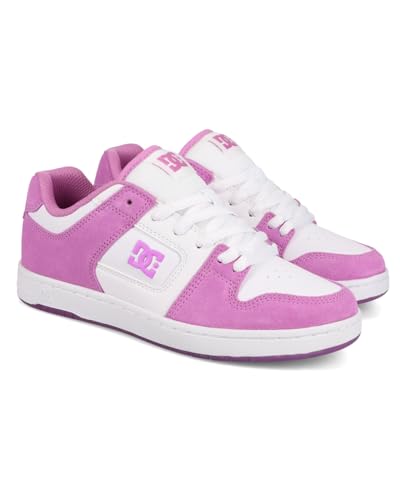 DC Shoes Manteca 4 - Leather Shoes for Women, Lavender, 9.5