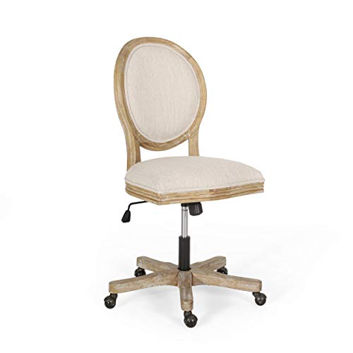 Christopher Knight Home Pishkin Office Chair, Beige + Natural #TOP3