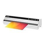 Fellowes Saturn 125 Thermal Laminator Machine for Home or Office with Pouch Starter Kit, 12.5 Inch, Fast Warm-Up, Jam-Free Design (5736601)