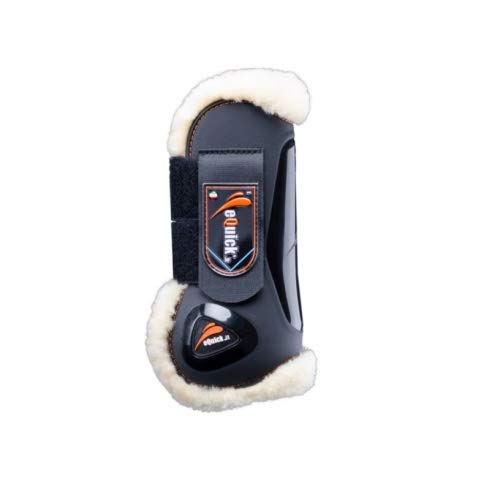 EQUICK Protector del tendón Delantero del Caballo eLight Fluffy