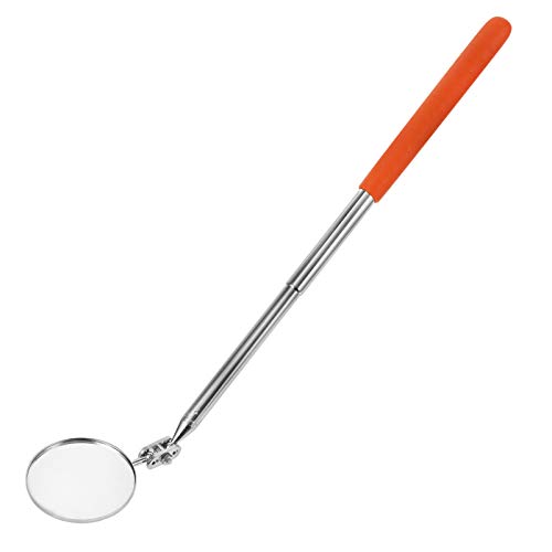 Wakauto 1 Pc Telescopic Inspection Mirror Vehicle Control Mirror Telescoping Mirror for Vehicle Grip Tool Rotate Stainless Steel Magnetic Rotate with Lights