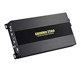 Große Terminals. Ground Zero Mono-Verstärker - 1 x 1250 WRMS @ 1 Ohm, GZIA 1.1450DX-II, Schwarz