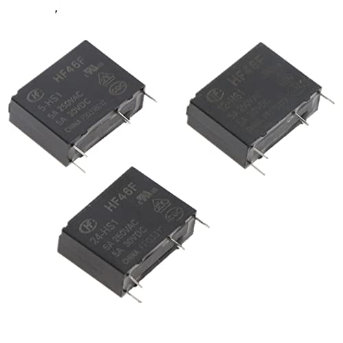 Relais 4 Broches HF46F-024-HS1 pour circuit imprimé miniature 5A - 3