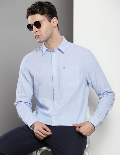 Image of Tommy Hilfiger Men's Cotton Regular Fit Shirt
