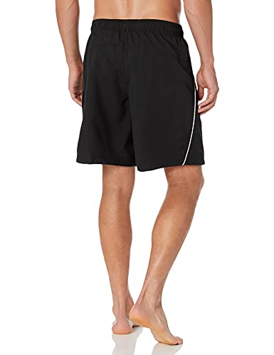 Speedo Mens Swim Trunk Knee Length Marina Ii Volley 20 , Black/White, X-Large Us #TOP2