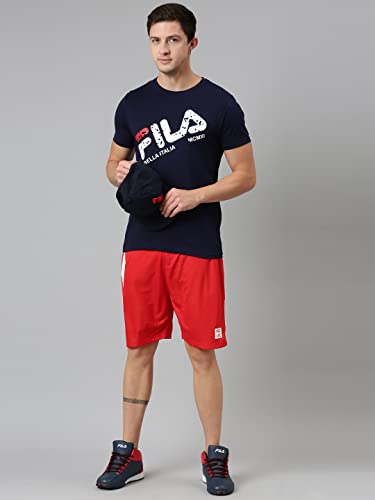 Image of FILA Men's Solid Straight T-Shirt
