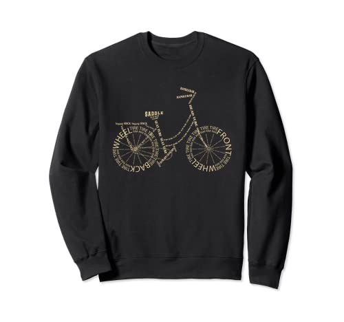 Anatomie du vélo Golden City Bike Sweatshirt