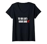 Photo Gallery donna sarcasmo gag to do list your dad casella di controllo citazioni sarcastiche maglietta con collo a v Photo Gallery donna sarcasmo gag to do list your dad casella di controllo citazioni sarcastiche maglietta con collo a v