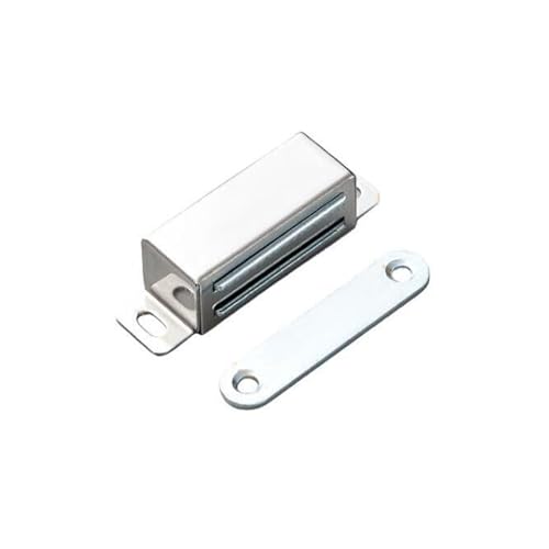 Eojmvxar Pestillo magnético para puerta de armario, 4 piezas de pestillo magnético para puerta de armario, muy fuerte, se utiliza para muebles, cuentas táctiles magnéticas, succión magnética de acero