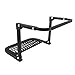 DICMIC Folding Heavy Duty Tire Step for Truck, SUV and RV Adjustable Tire Mounted Step Fit Most Tire from 10.2” to 14.4”, Rated up to 300 Lbs, Shark Jaw Shape Non-Slip Design, Black