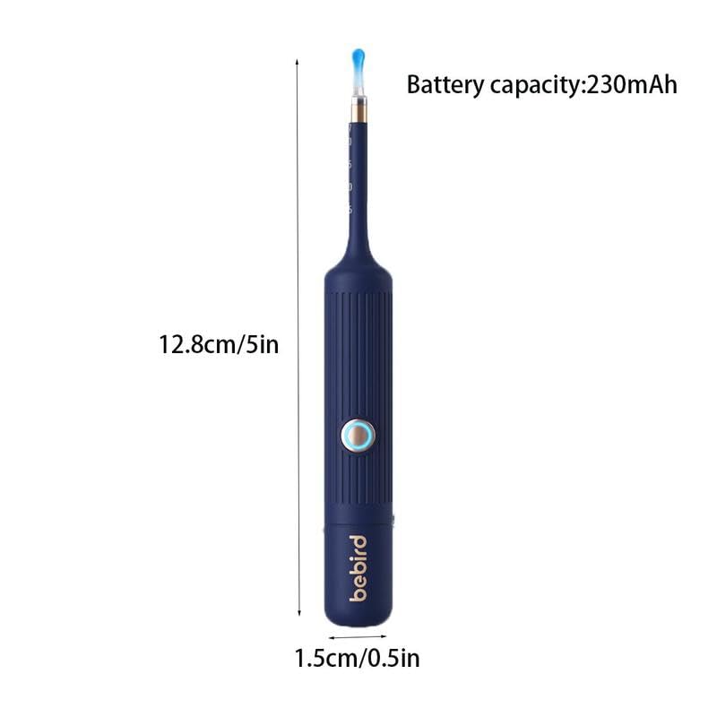 Ear Wax Removal Tool Camera, Ear Cleaner with Camera, Ear Wax Removal Tool Camera Kit, Rechargeable Ear Cleaning with Camera and Light Visual Ear Camera Otoscope,Wireless Wax Removal Tool Kit