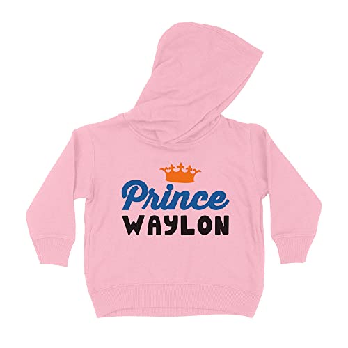 Prince Waylon Kids Hoodie Sweatshirt Toddler 2T Light Pink
