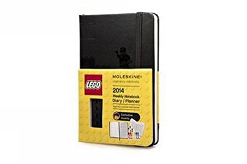 Moleskine 2014 Lego Limited Edition Weekly Planner+Notes, 12 Month, Pocket, Black, Hard Cover (3.5 x 5.5)