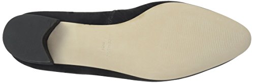 Walking Cradles Women's Heidi Pump, Black Micro Leather, 7.5 XW US4