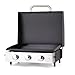MFSTUDIO 22 Inch Tabletop Griddle, 3 Burners Flat Top Propane Gas BBQ Grill for Outdoor Camping, Kitchen, Tailgating, 375 sq. in. Heavy Duty Ceramic Coating Griddle Plate & 24000 BTU Burner