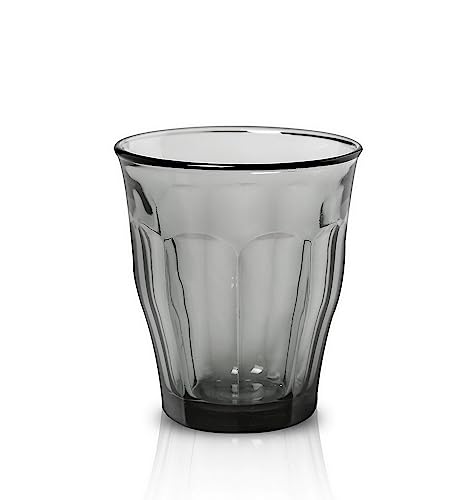 Duralex Set 4 Vasos Vidrio Templado 31cl Apilables, Pack Vasos Cocina Resistentes para Agua Zumo Refresco, Uso Diario, Colores Surtidos Colección Picardie