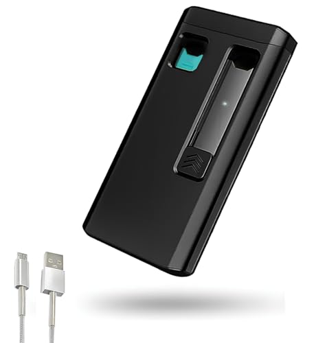 ULYTMMJG 2 in 1 Charging Case with Magnetic Holder, Portable Charging Storage Device with Charging Cable,Storage Holder, USB Cable, 2 Magnetic Storage Spaces (Case only)