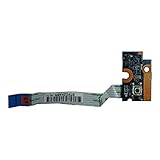  Power4Laptops Circuit imprimé Bouton d\'alimentation de Rechange pour Ordinateur Portable avec câble Compatible avec Compaq Presario CQ62-237SF