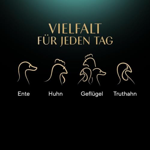 Sheba Delikatesse in Gelee, Katzen Nassfutter mit feiner Geflügelauswahl, 40 x 85g
