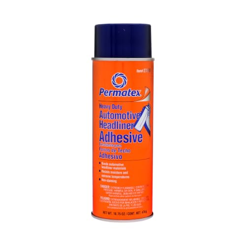 Permatex 27828 Body Shop Heavy Duty Headliner and Carpet Adhesive 16.75 oz Aerosol Can