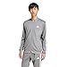 adidas Men's Tricot Regular Fit Sportswear Track Top, Black Melange, Small