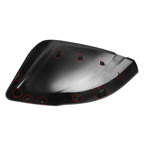 Moonlinks Compatible with Range Rover/Sport/LR4/Discovery Mirror Cover Replacement 2013-2020, Glossy Black Right Passenger Side Clip-on Mirror Cap WITH Turn Signal, Replace for LR035091 by Moonlinks - Image 6