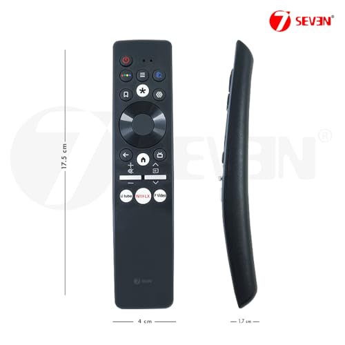 Image of 7SEVEN HTR-U29a Compatible with Haier Google Tv Remote Suitable Only for 65S8GT 55S8GT 75P7GT 65P7GT 55P7GT 50P7GT 43P7GT Model's Full HD Ultra 4K Television, No Voice Command, Plug & Play Control