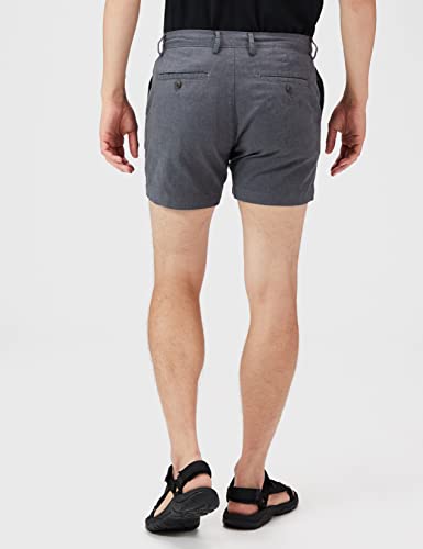 Image of Amazon Essentials Men's Slim-Fit 5 inch Flat-Front Comfort Stretch Khaki Chino Shorts with Elastic Waistband