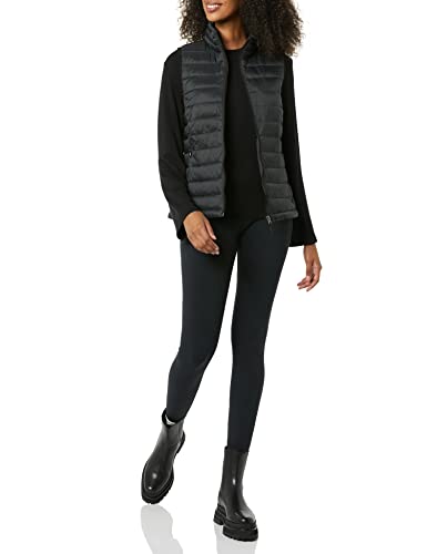 Amazon Essentials Women's Lightweight Water-Resistant Packable Puffer Vest, Black, X-Small #TOP3